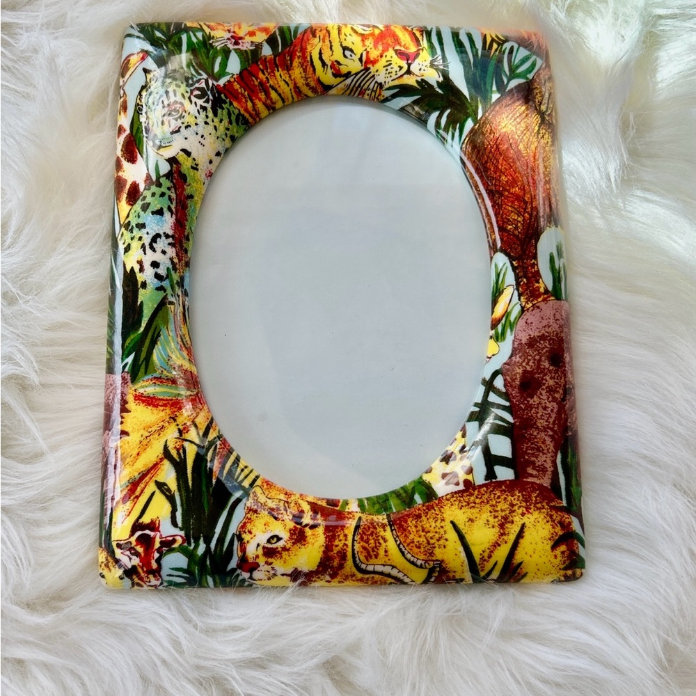 NIB Cougar Safari Ceramic Frame 5x7